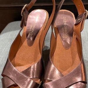 Leather Andre Assous wedges